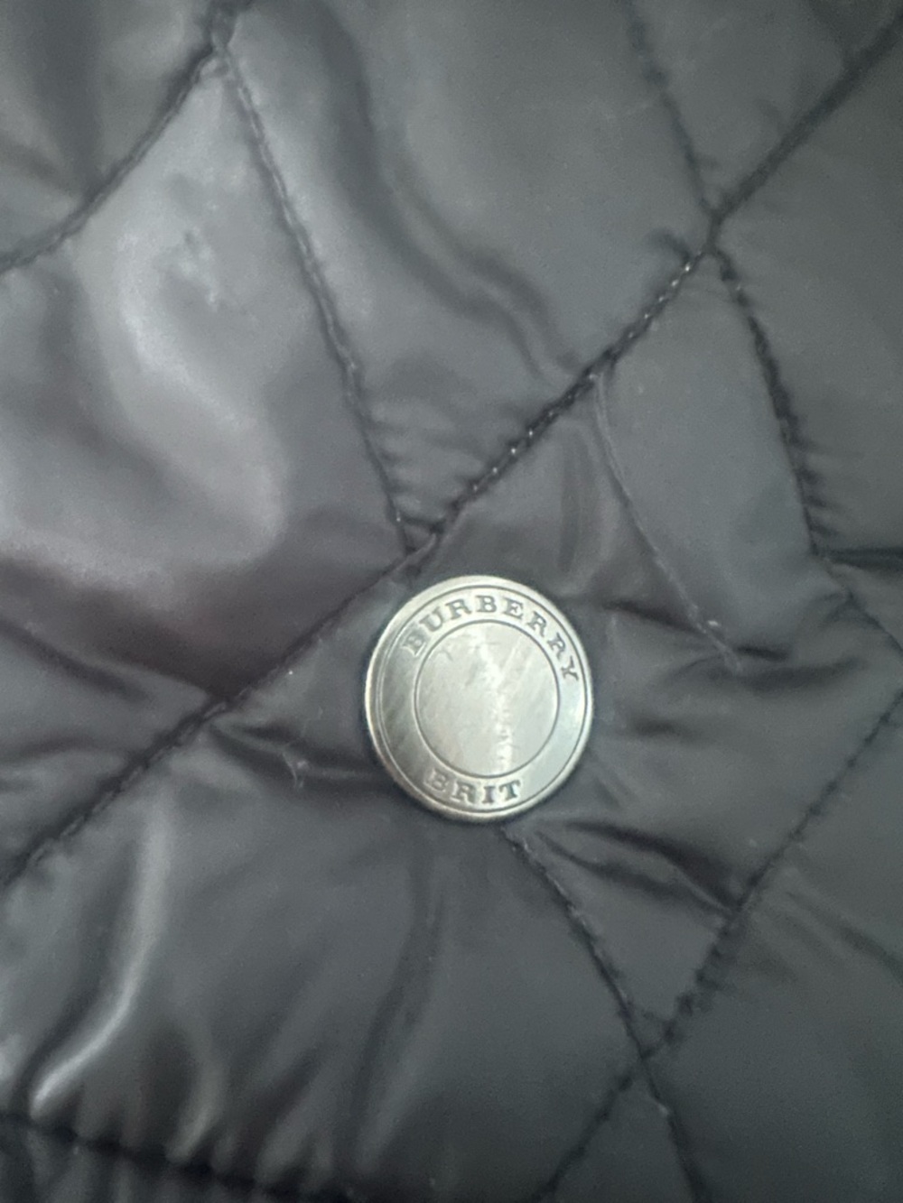Burberry Quilted Jacket with Check Lining - Picture 2 of 7